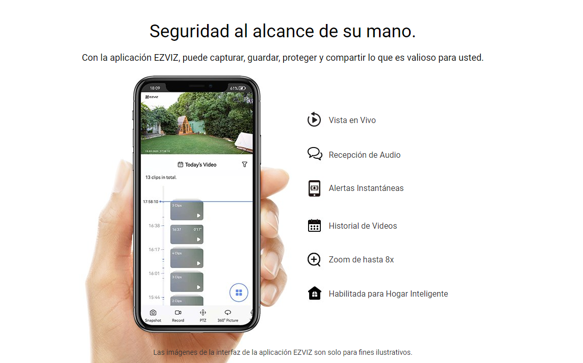 Cámara de seguridad H3 2K (3MP Sirena y Luz)