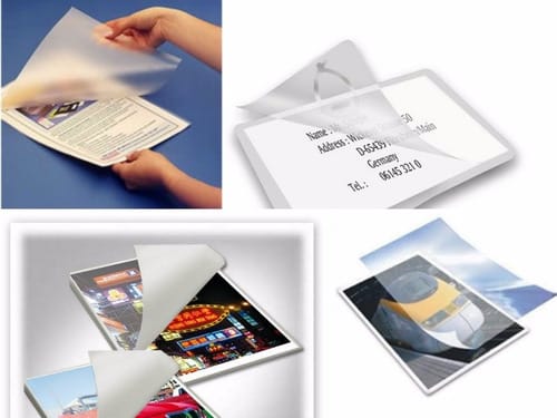 Plastificado o termolaminado de Documentos