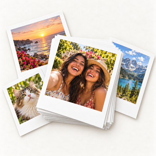 50 Fotos Polaroid Personalizadas – Pack Más Conveniente