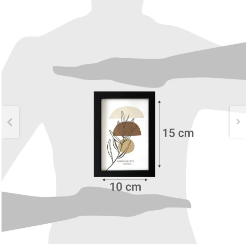 Marco con foto tamaño 10x15 cm